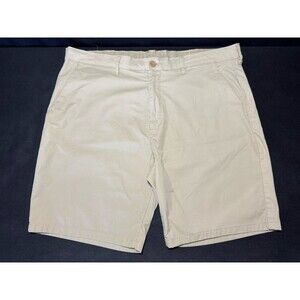 Calvin Klein Men’s Slim Fit Golf Shorts Khaki W38 Flex Waist Preppy Casual GUC